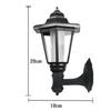 Solar LED Wall Lamp Outdoor Fence Garden Light Hexagonal Palace Lamp