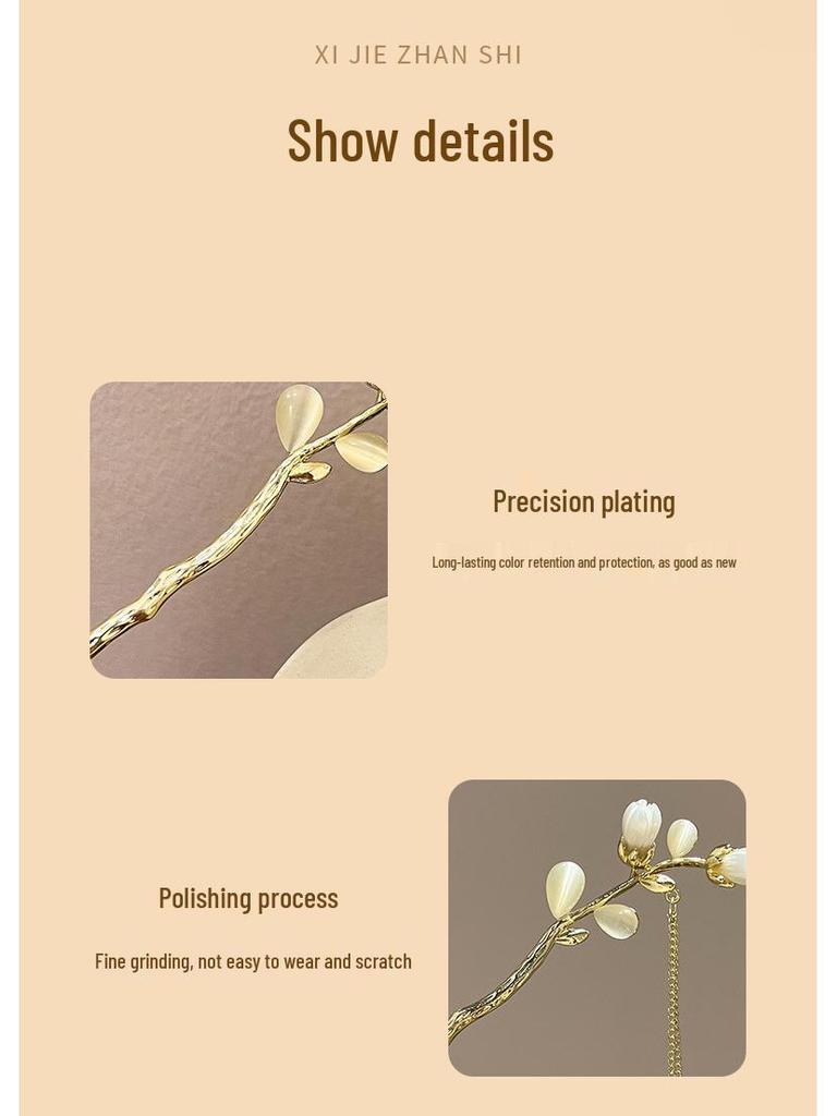 Modern Chinese-Style Tassel Hairpin - Elegant Women's Hair Accessory