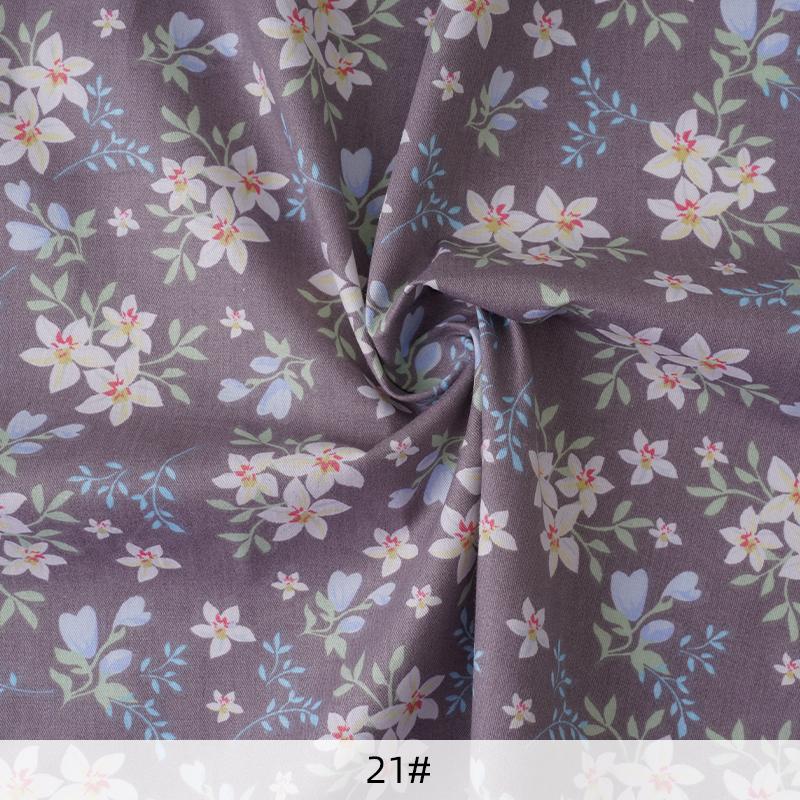 Pure Cotton Cartoon Printed Fabric for Summer Dress Bedding Children's Pajamas Handmade DIY Sewing Fabrics 0.5m/1m/2m