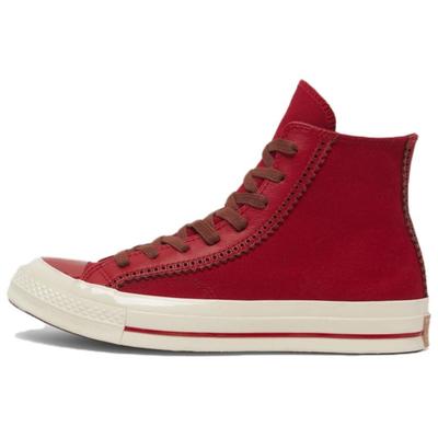 Baskets confortables et polyvalentes des années 1970, à tige basse, antidérapantes, durables, à tige haute, pour hommes et femmes, en rouge