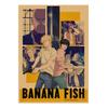 Retro Banana Fish Anime Kraftpapier Poster Wandkunst Wandbild