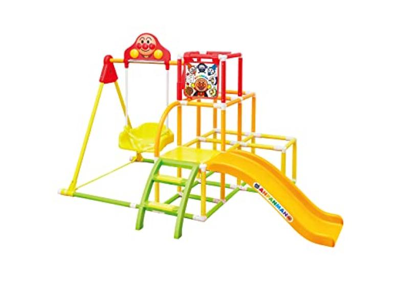 AGATSUMA Anpanman My Child Is a Genius Easy Folding Swing Park DX Yellow