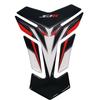 3d fibra de carbono motocicleta tanque combustível almofada capa protetor decalque adesivos para yamaha xj6 desvio
