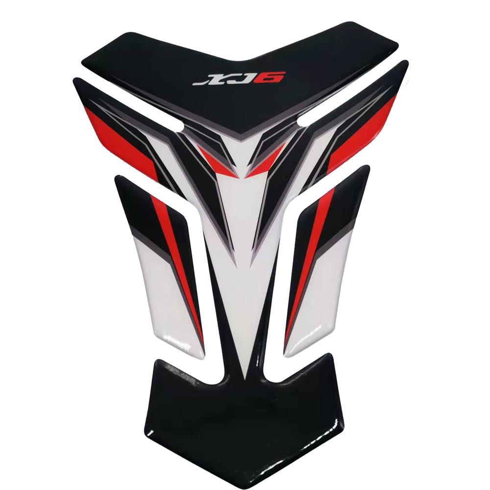 

3D углеродное волокно мотоциклетный топливный бак Pad Защитная наклейка наклейки для Yamaha XJ6