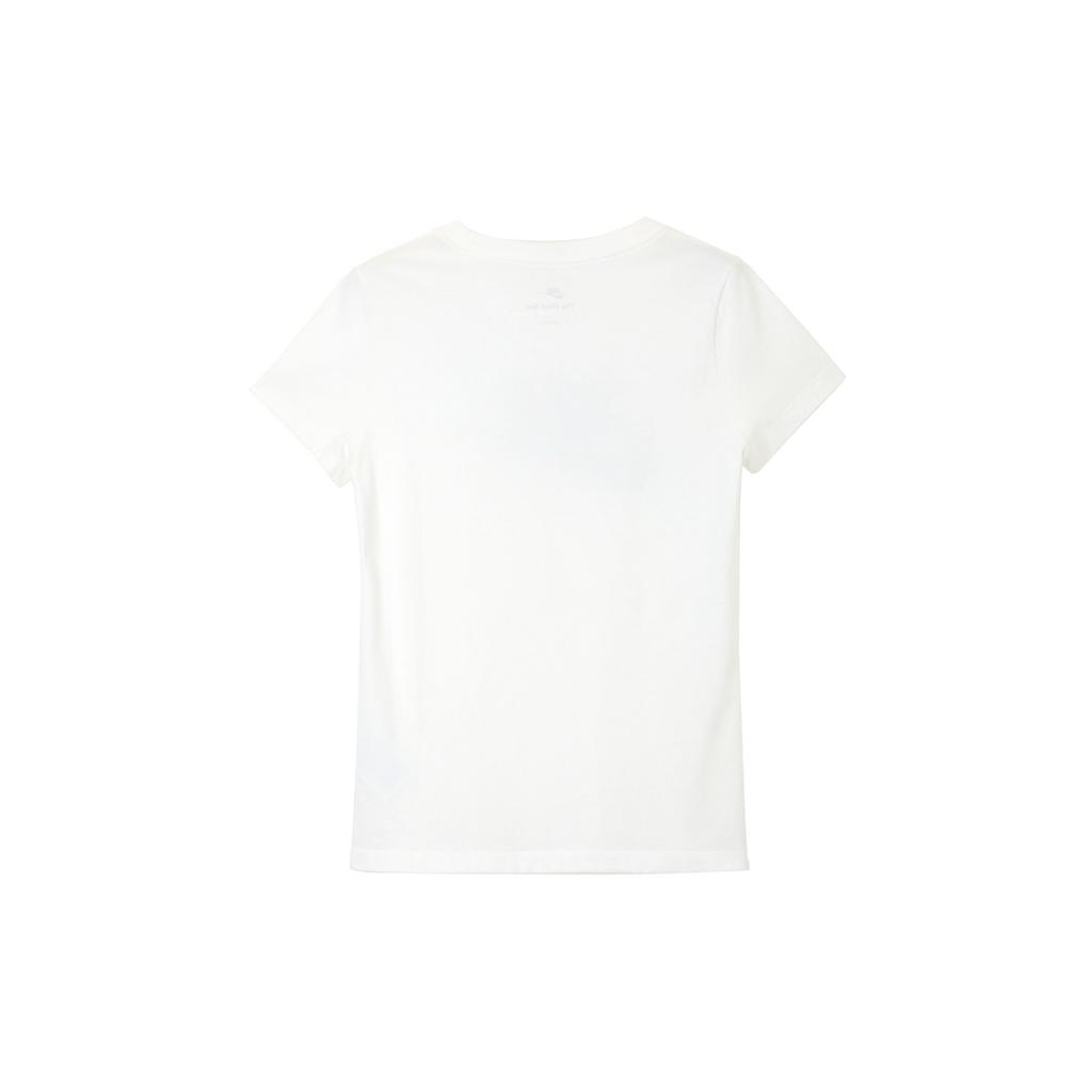 Nike Sportswear Essentials Letter Logo Crew Neck T-Shirt Women Tops White DV6095-100