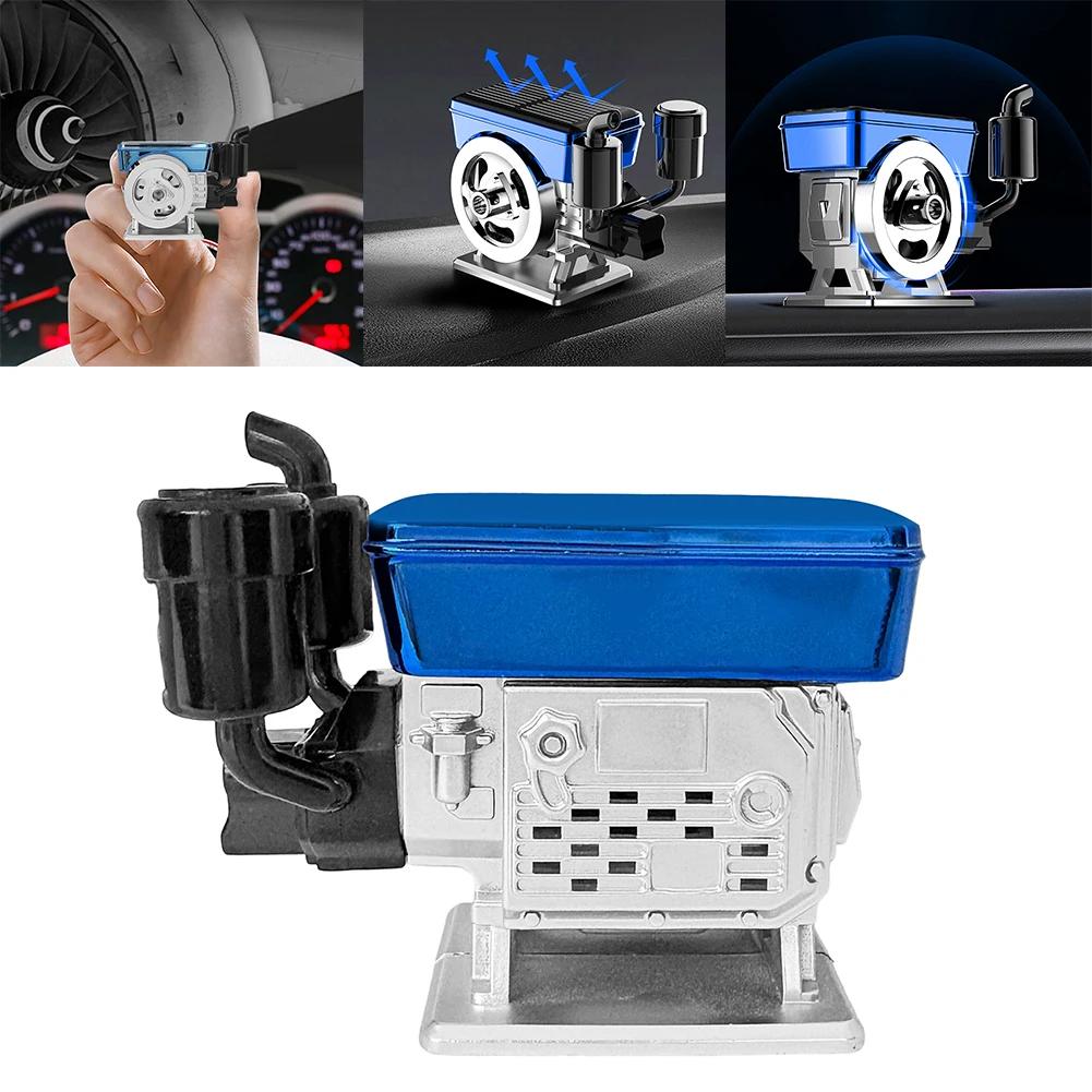 Diffuser Solar Powered Rotating Car Purifier Simulated Engine Aromatherapy Scent Diffuser Scent Tablet Advanced Solar Panel Osmanthus
