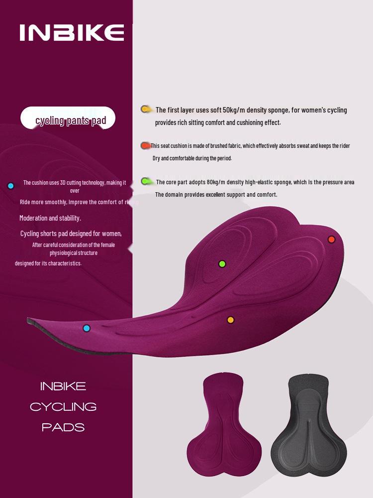 INBIKE Unisex Fleece Cycling Bib Pants - Warm High Waist for Long Distance (Autumn/Winter)