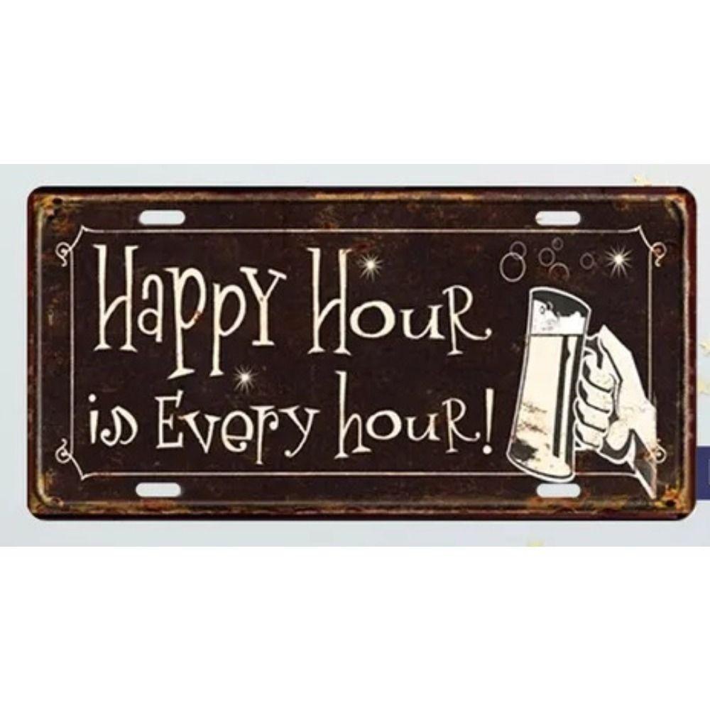 Tiki Bar Tin Sign 20x30cm Retro Metal Plate Pub Man Cave Wall Art Decor