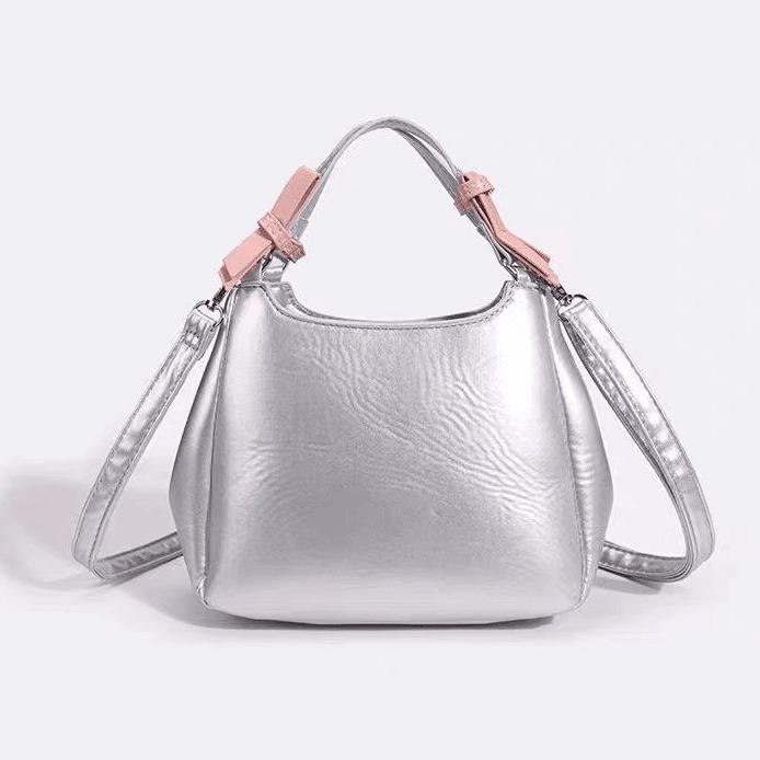 Ballet Butterfly Portable Shoulder Crossbody Spring And Summer Bucket Vegetable Basket Bag Bow Niche Design High