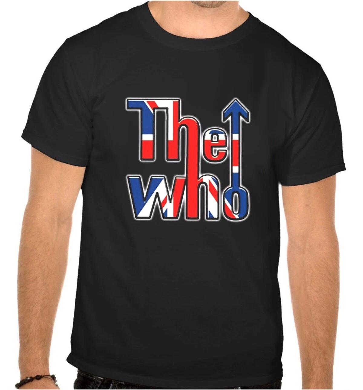 

THE WHO ROCK MUSIC Black T-SHIRT -1195- XL