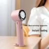 Portable Foldable USB Hanging Neck Fan: Compact Mini Fan with Handheld Option, High Speed, and Long Battery Life for Outdoor Use