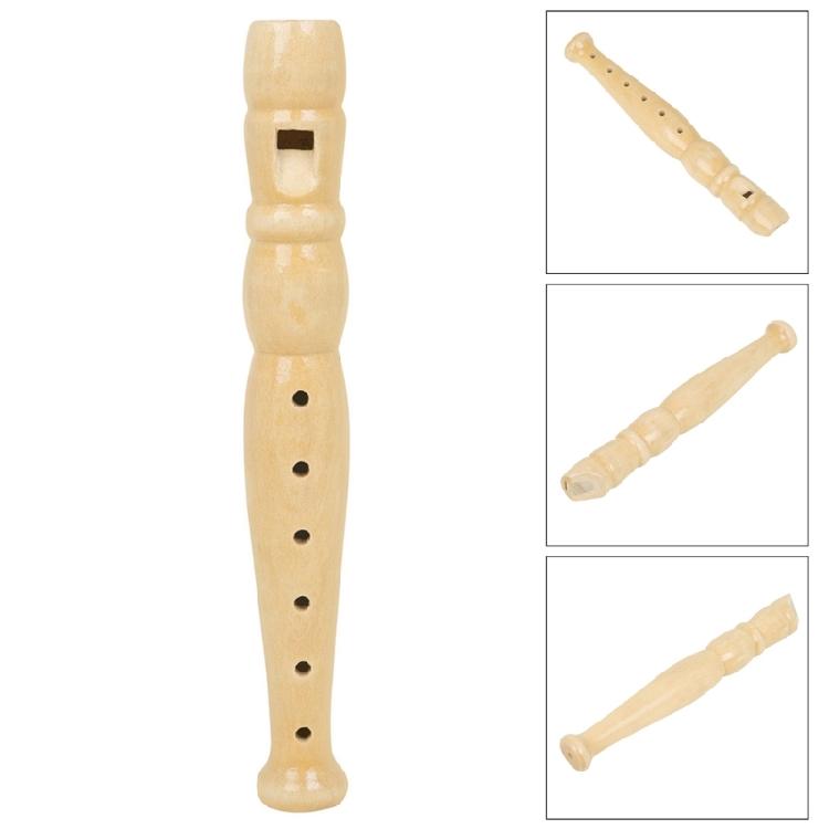 Wooden Recorders 6 Holes Clarinet Music Flute Kids Educational Toy Wooden Flute