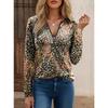 Women's Clothing Spring Autumn New Fashion Street Trendsetters Loose Type Printed Zipper Plus Size Cotton Long Sleeved T-shirt