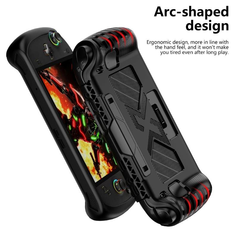 Reisefreundliche flexible TPU-Stoßdämpfende Hülle Anti-Drop-Sleeve Wasserbeständige Abdeckung Gehäuse für Spielekonsole