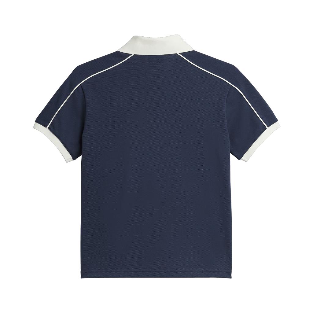 Adidas X Sporty & Rich Polo Night Navy Women Tops Blue JL7198