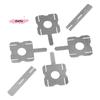 30Pcs 18650 Lithium Battery Nickel Sheets for Spot Welding Machine Polygonal Connection Sheets for Battery Pack