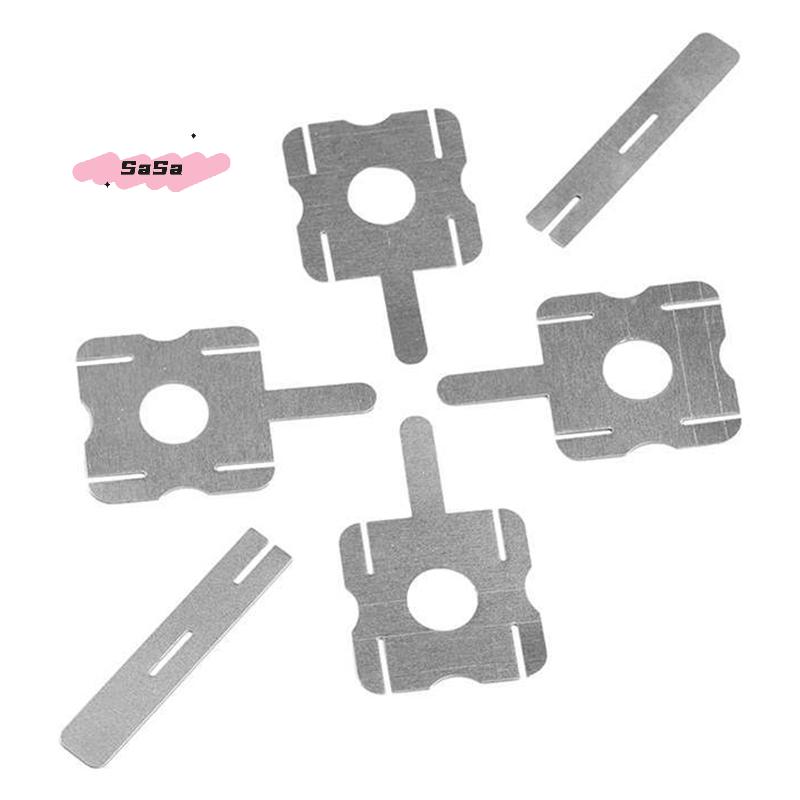 30Pcs 18650 Lithium Battery Nickel Sheets for Spot Welding Machine Polygonal Connection Sheets for Battery Pack