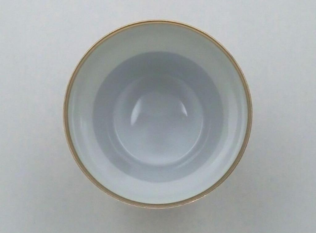 Cupa din lemn Made in Japan J-kitchens, Ultra-subțire, Pahar translucid, Auriu, Ajiro, Cutie, 370ml,