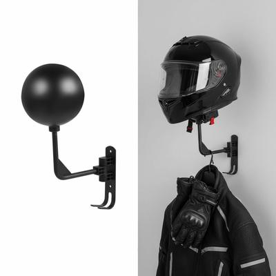 Multifunktionales Wandmontage-Rack mit Schrauben Helmhaken Motorradhelmhalter Garage