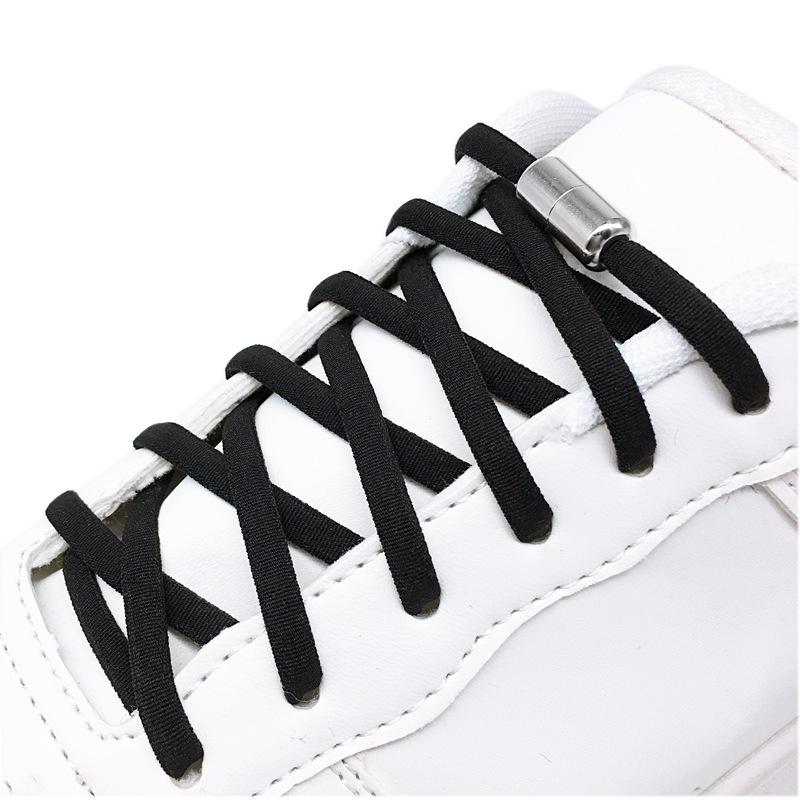 Colorful Elastic No-Tie Shoelace Buckle with Metal Capsule