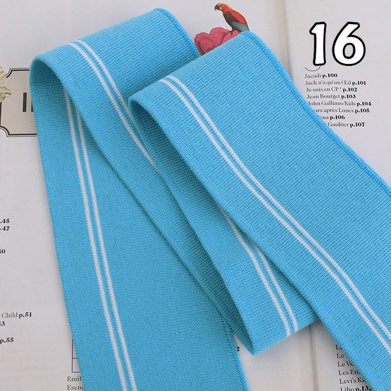 90x6cm Elastic Knitted Fabric DIY Rib Neckline Cuff Hem Knitted Fabric Sewing Baseball Uniform Jacket Clothing Supplies