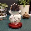 Divine Figurine of Ganesha Gold Plated Idol on MDF Base | for Car Dashboard, Office Desk | Perfect for Housewarming Festive Gifting