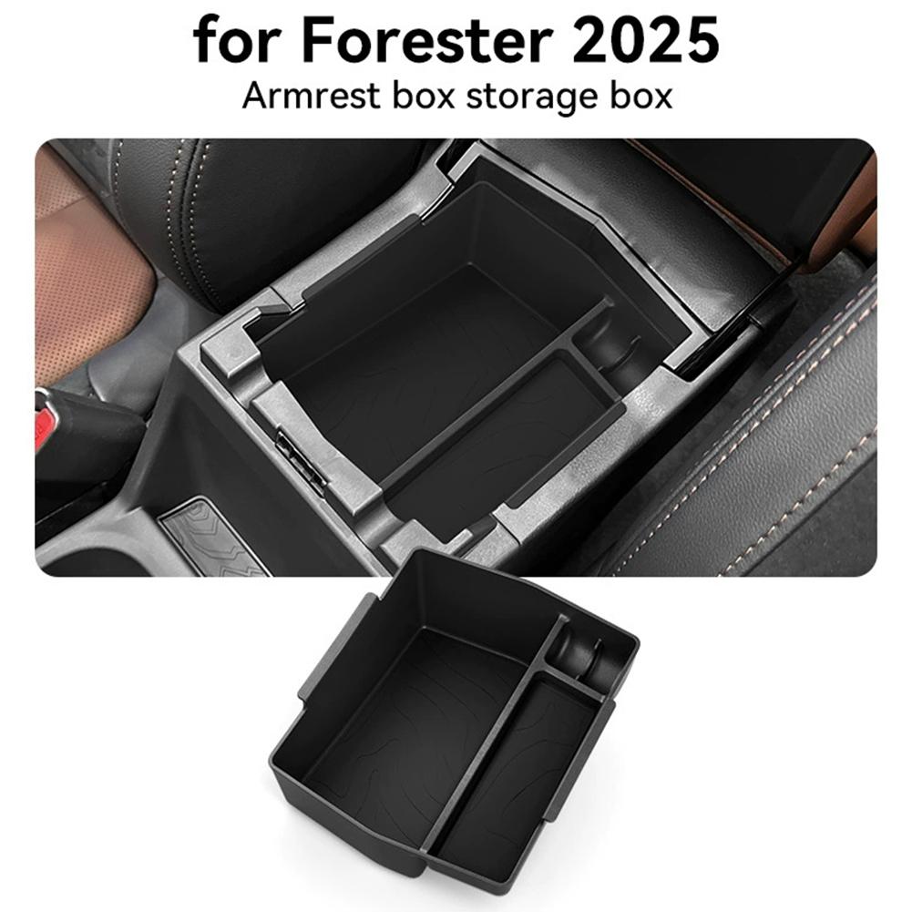 For Subaru Forester 2025 2025 Car Armrest Storage Box Organizer Case Car Interior Accessories Center Console Storage Tray