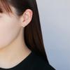 Platinum Lune Akoya Crescent Moon APVA2381 PA [Vendome Aoyama] [Official] Earrings, Blanc, Pearl, Diamond, Design,