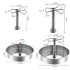 Stainless Steel Mosquito Coil Bracket Durable Multi-function Incense Clip Ash Tray Base Magnetic Support Frame