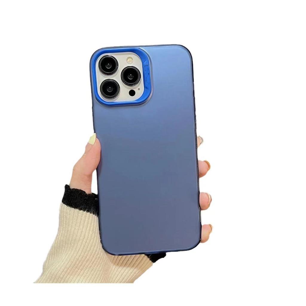 Solid Color Silver Is Suitable for Apple IPhone16pro Mobile Phone Case 14/15promax Europe and America 12/13pro11
