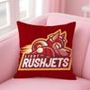 Mega Man anime game Cushion Cover Pillow Case Soft Skin Friendly Fabric  Concealed Zipper