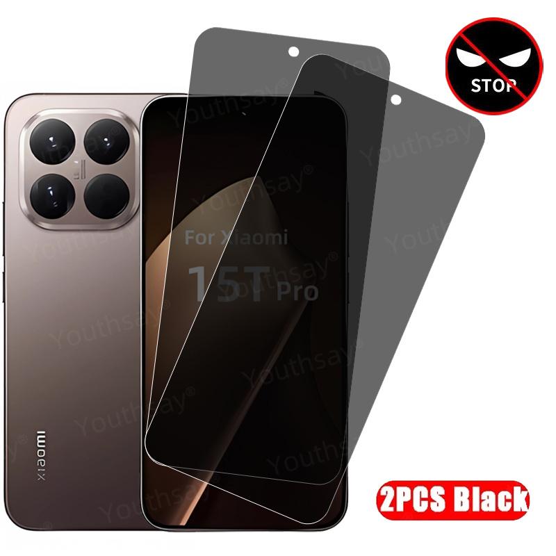 For Xiaomi 15T Privacy Screen Protector Tempered Glass Anti-spy Glass Mi 15T Protective Phone Anti Peeping Film Xiaomi 15T Pro