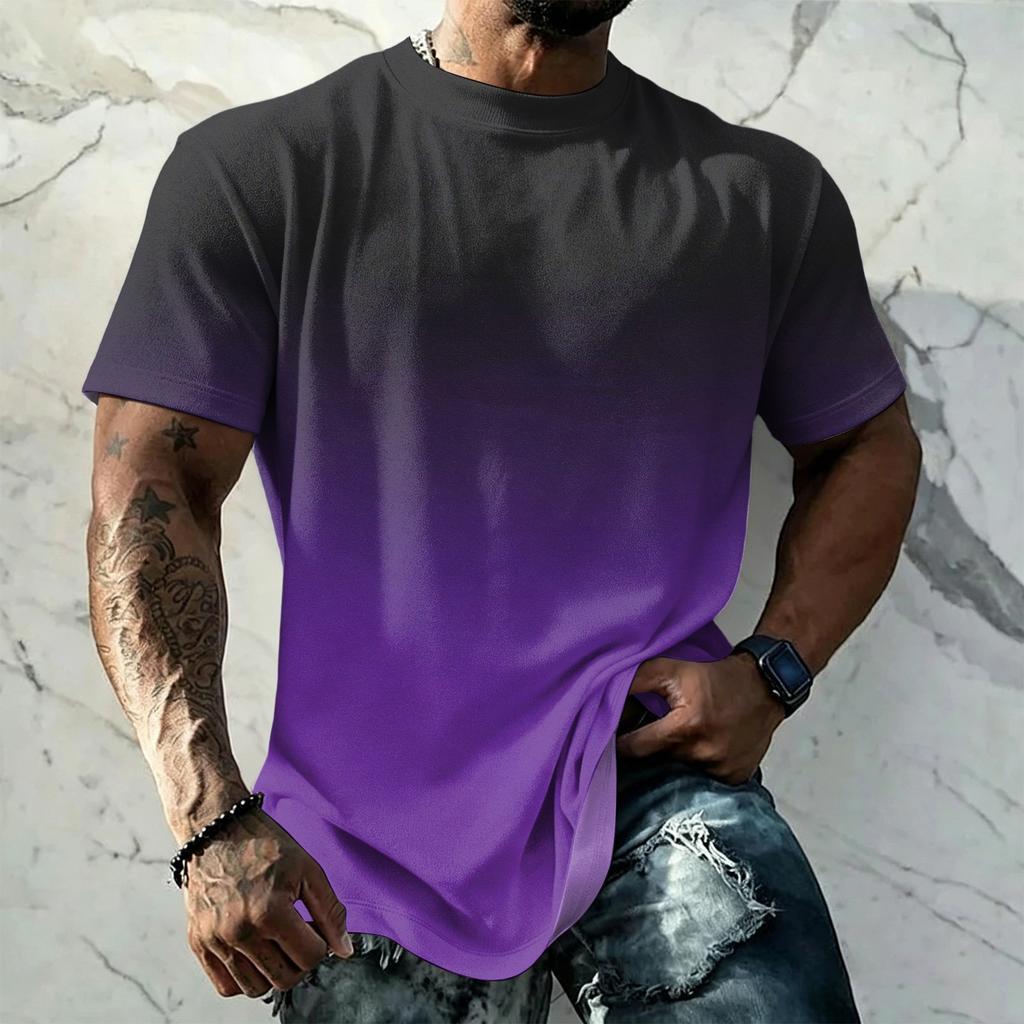 Men's Vintage Short Sleeve T Shirt Loose Fit Breathable Summer Sports Streetwear Casual Everyday Top