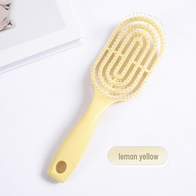 Elastic Ribbed Cute Girl Portable Hair and Massage Comb