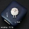 Year of the Sheep Zodiac Brooch: Alloy Sheep Corsage Pin for Women