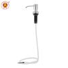 Custom 500ml Kitchen Manual Black Hand Dish Soap Dispenser Stainless Steel for Kitchen Sink Factory in China