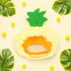 Pineapple Pet Hat Open Face Costume Ear Openings Dress up Headwear