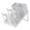 Modern Coffee Station With Removable Compartments Cup Holder Perfect For Kitchen Offices Or Cafe Use