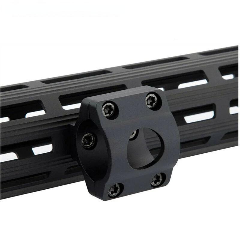 MLOK Flashlight Clamp Aluminum Alloy 25.4mm Flashlight Tube Clamp