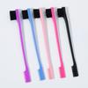 Double-Sided Edge Control Brushes Combo Set - 5 Pieces Natural Styling Eyebrow and Hair Combs,Special for Real Hair Wigs