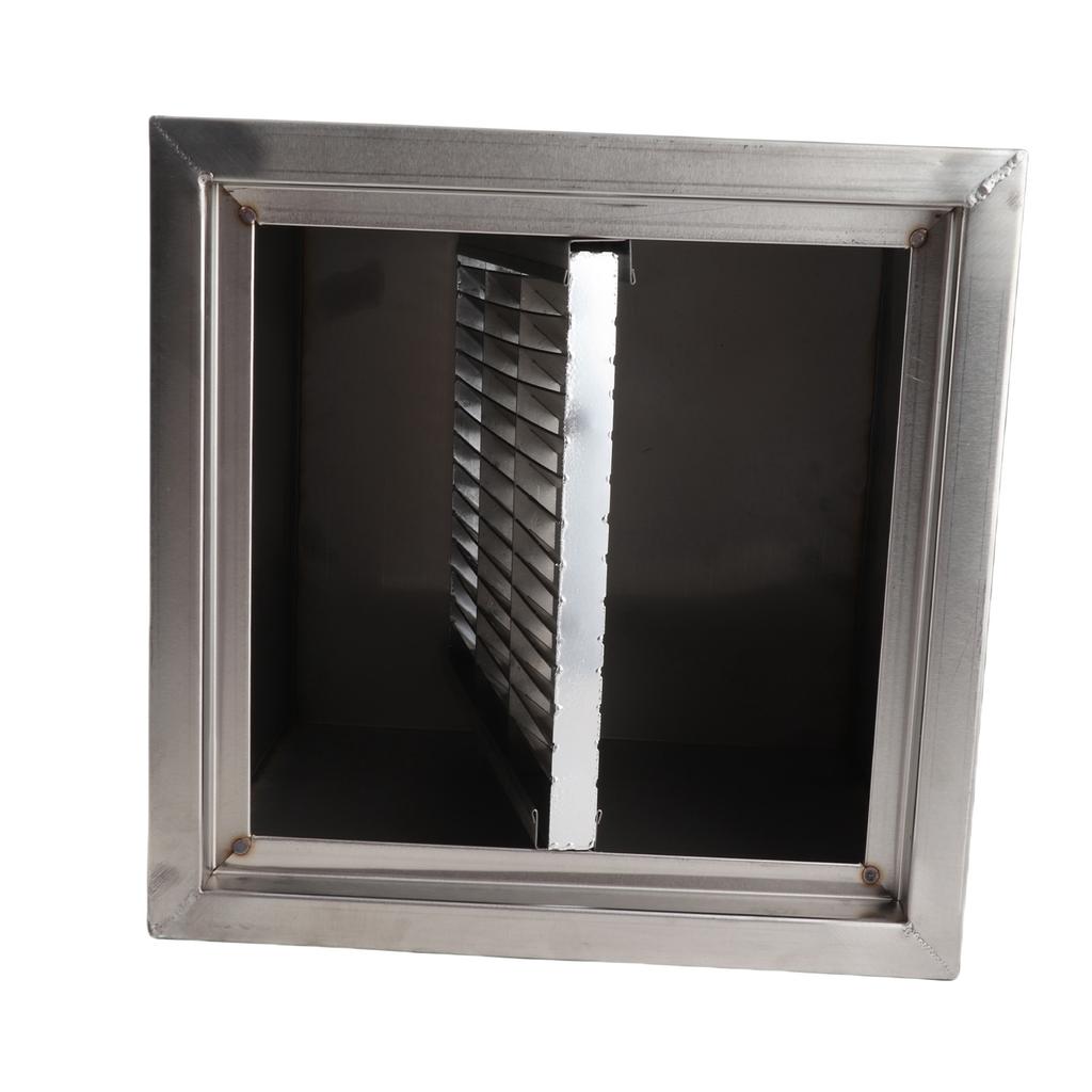 30x30x30cm Commercial Grease Trap Stainless Steel Connection Grease Interceptor for 50mm Inner Pipe