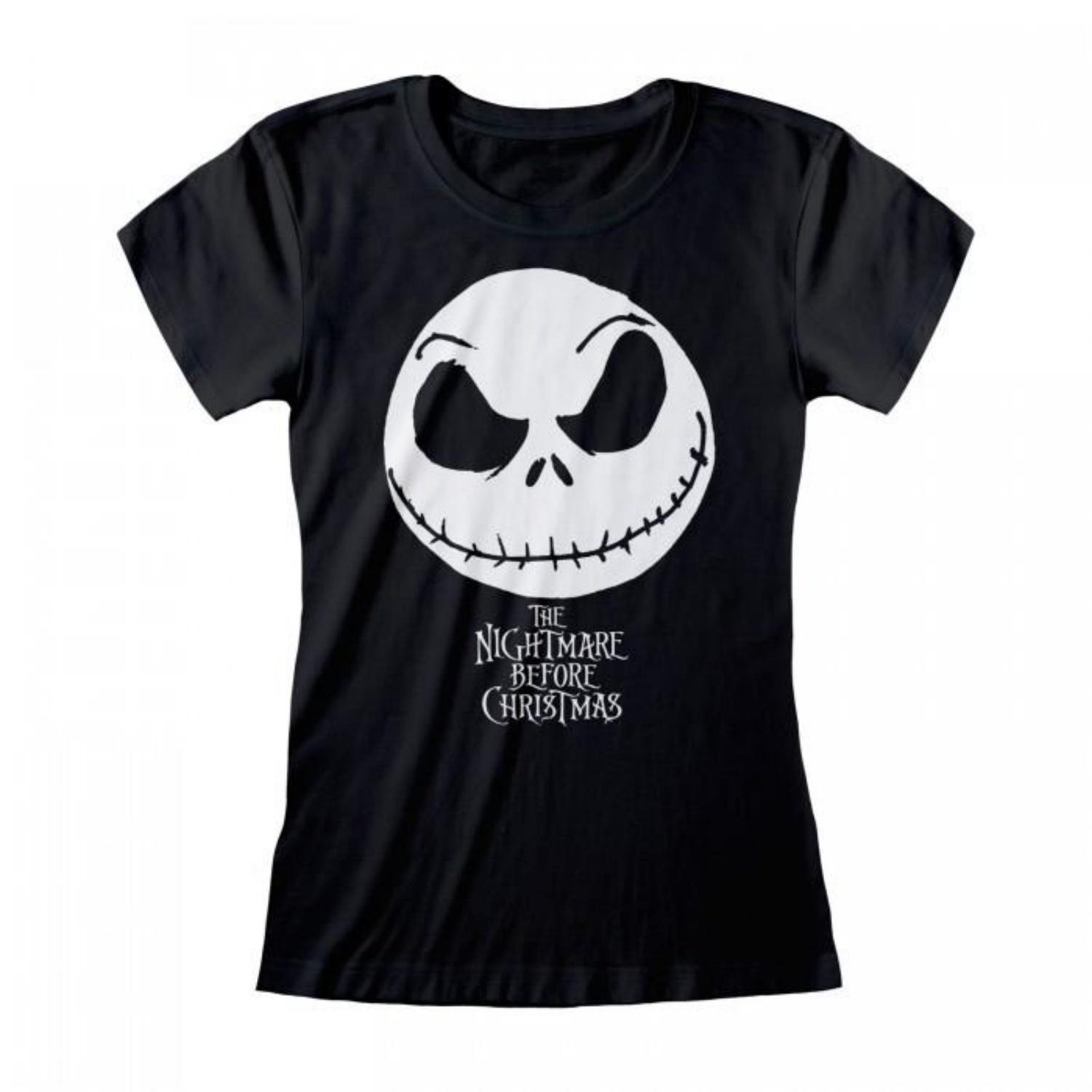 

Nightmare Before Christmas Womens_Ladies Jack Skellington T-Shirt S чёрный