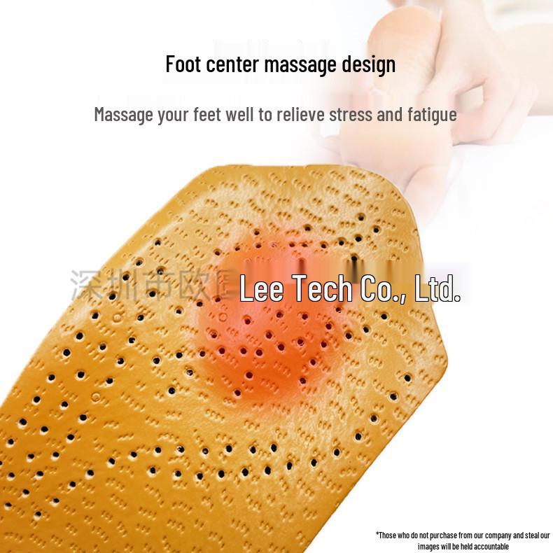 Leather Arch Support Pad for Flat Feet: XO-Leg Correction & Heel Shock Absorption