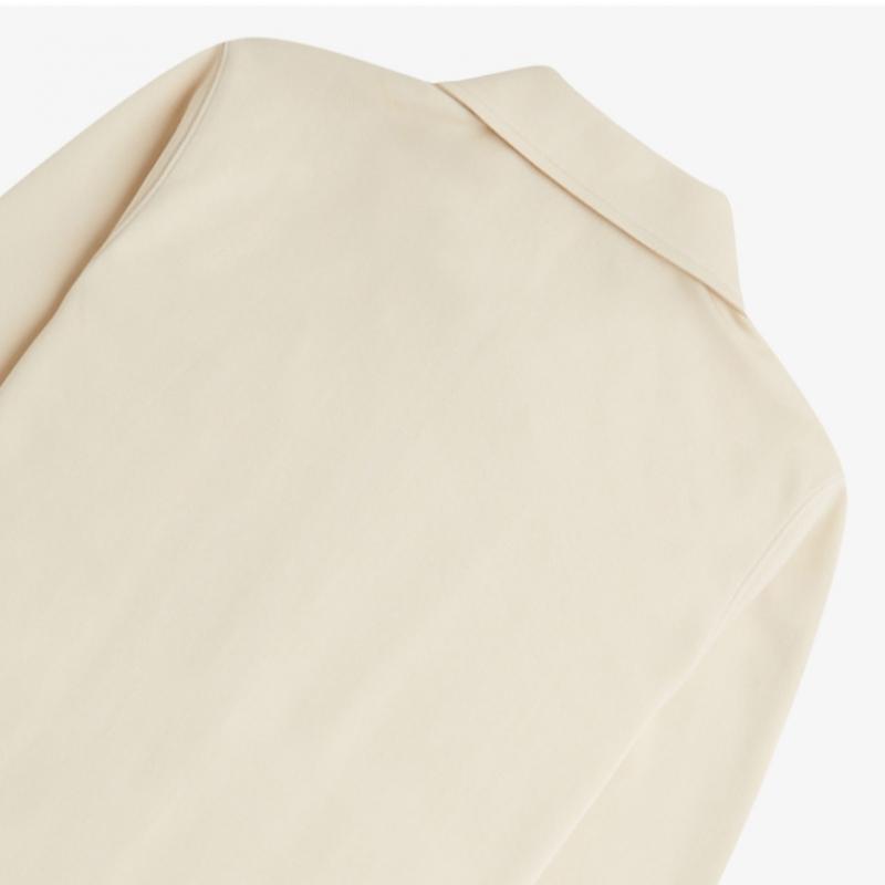 Fred Perry [sharp] Slub Jersey Zip Through Pullover   Oatmeal Afpm2417858 691