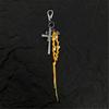 Multifunction Braided Rope Crosses Pendant for Keychain Bag Decoration Unisex Fashion Accessory Gift