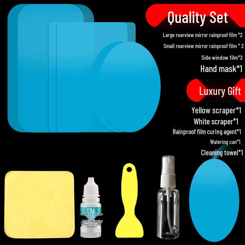 Waterproof Anti-Fog Anti-Glare Rearview Mirror Rainproof Film for Trucks