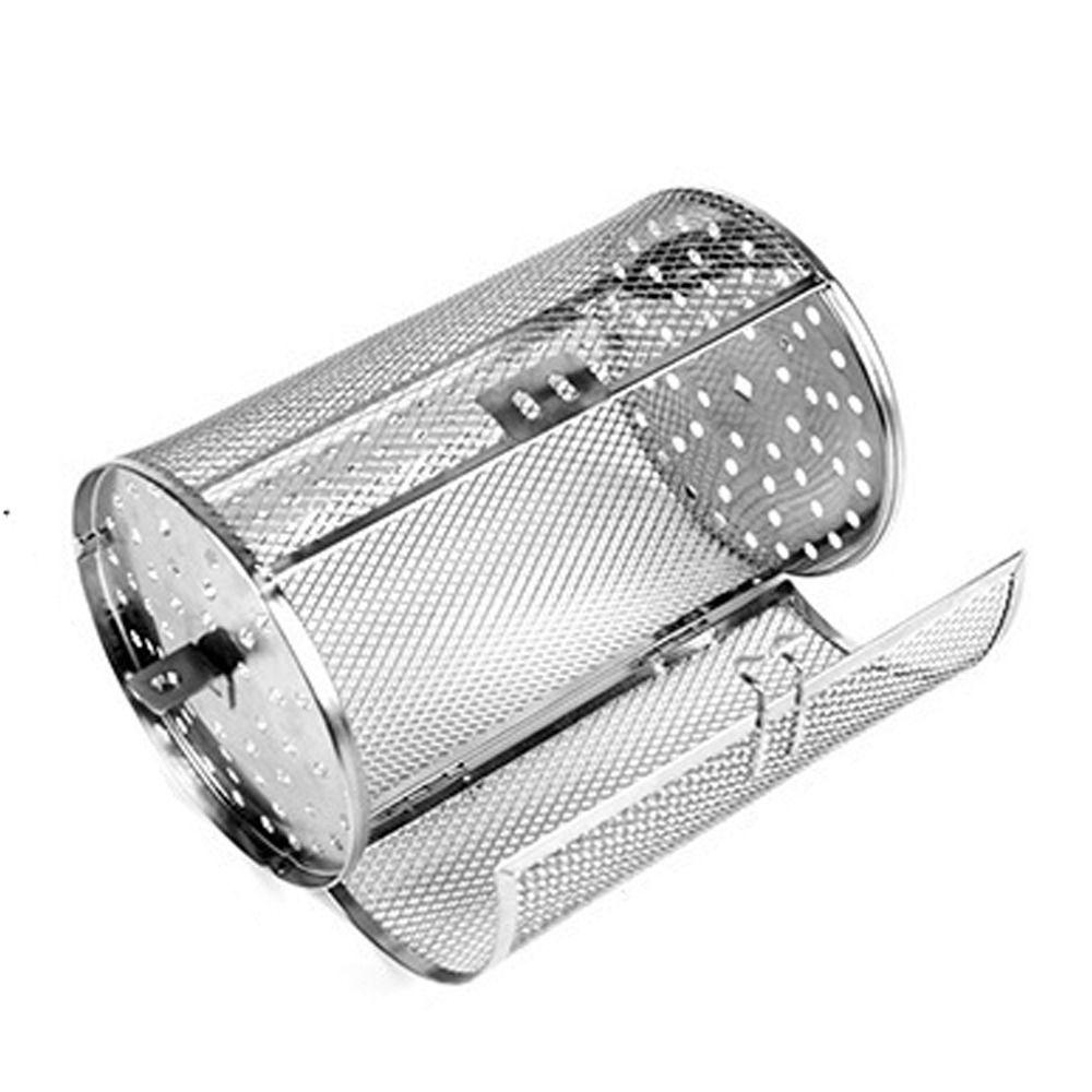 Bbq Cage Kitchen Tool Peanut For Home Cooking Rotisserie Roaster Drum Grill Oven Bbq Basket