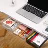 Under Desk Storage Box No Punching Storage ABS PS Small Hidden Drawer For Dormitory