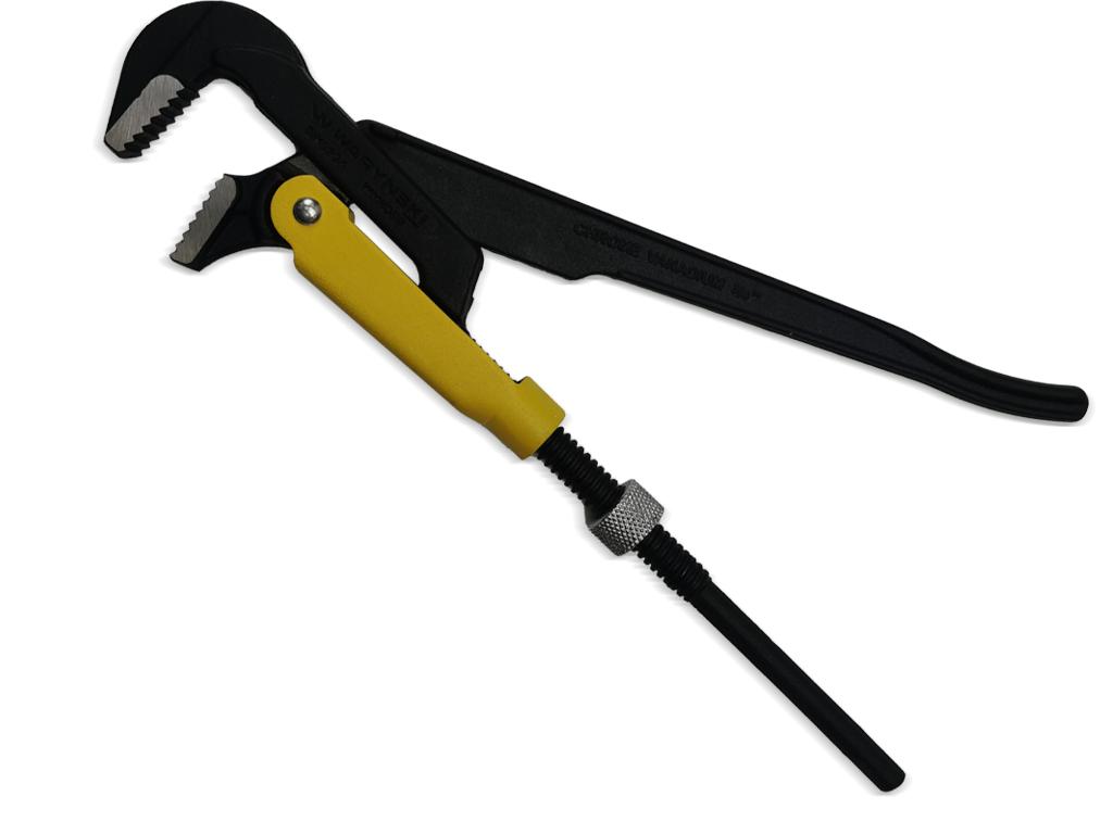 Szczypce Nastawne 0,75" Szwedzkie Do Rur Szczęki Typ 90° O Rozstawie Max 35Mm Długość 280Mm Waryński