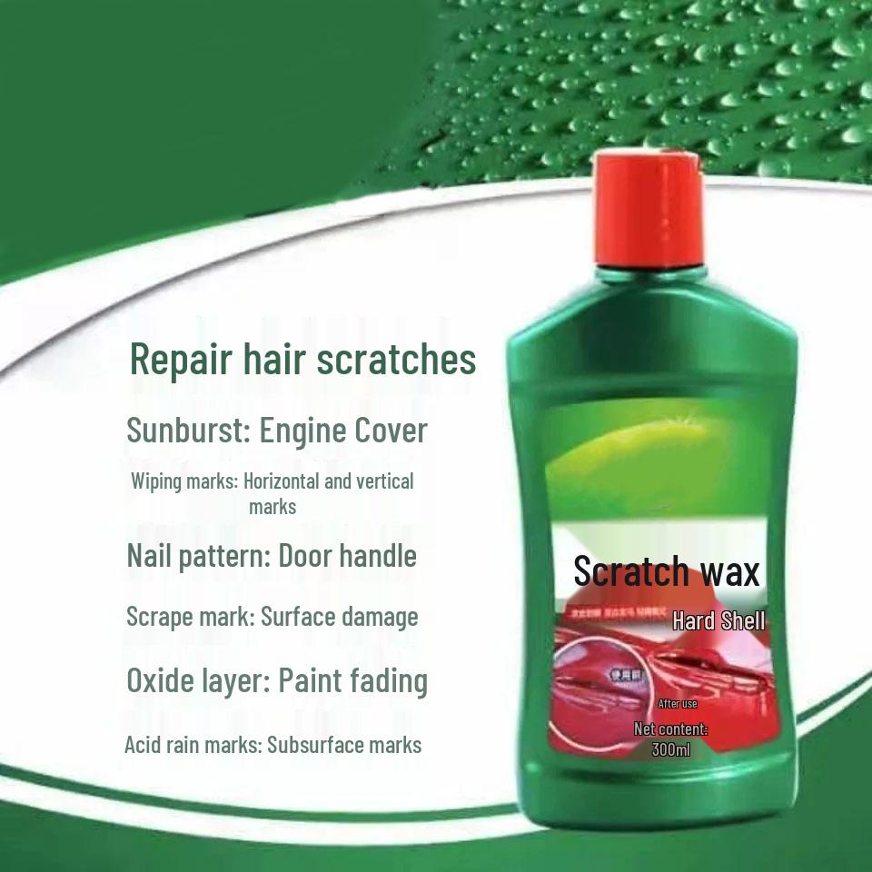 

Black & White Car Scratch & Scuff Repair Wax - Polishing Liquid for Surface Stains & Micro-Scratches